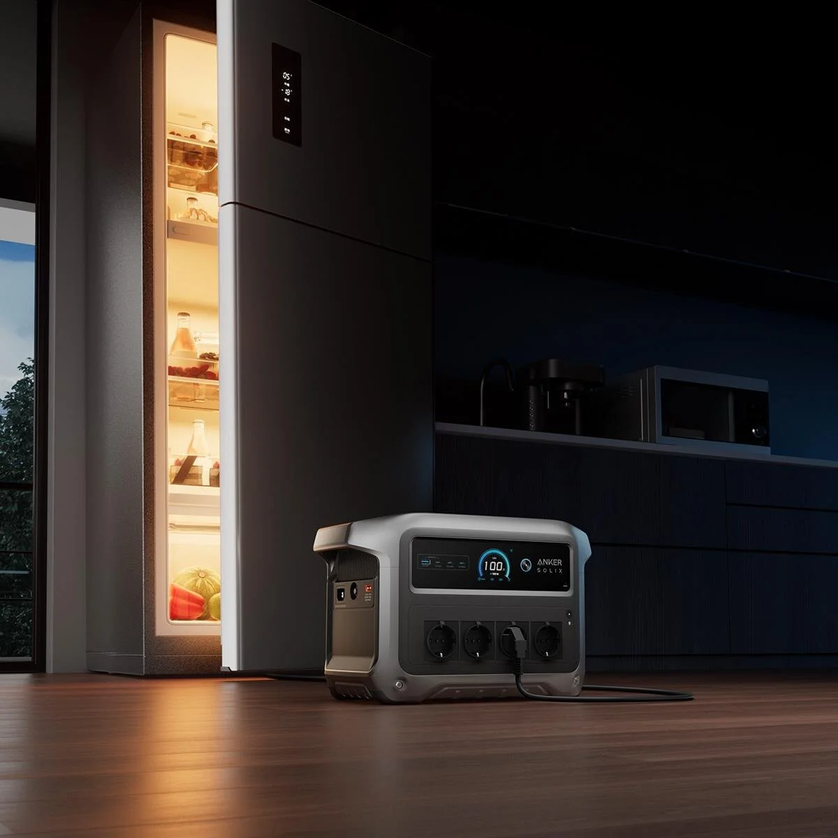 Anker Solix C1000 Gen 2 1024 Wh 2000 W Taşınabilir Güç Kaynağı Ev ve Dış Mekan İçin LiFePO4 Pilli UPS Güç İstasyonu - A1763 - Görsel 4