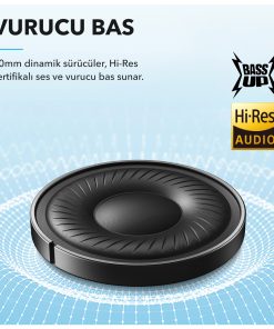 Alternative view of Anker SoundCore Life Q20i Beyaz Kulak Üstü Bluetooth Kulaklık Aktif Gürültü Engelleme A3004