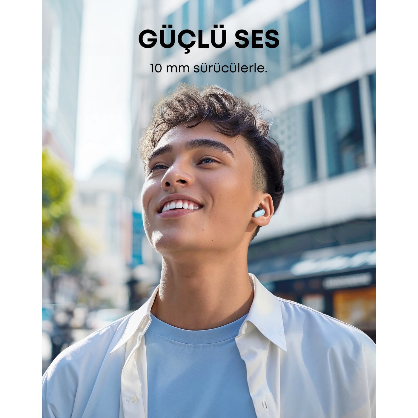 Anker SoundCore R50i NC ANC TWS Mavi Kulak İçi Bluetooth Kulaklık Aktif Gürültü Engelleme - Görsel 3
