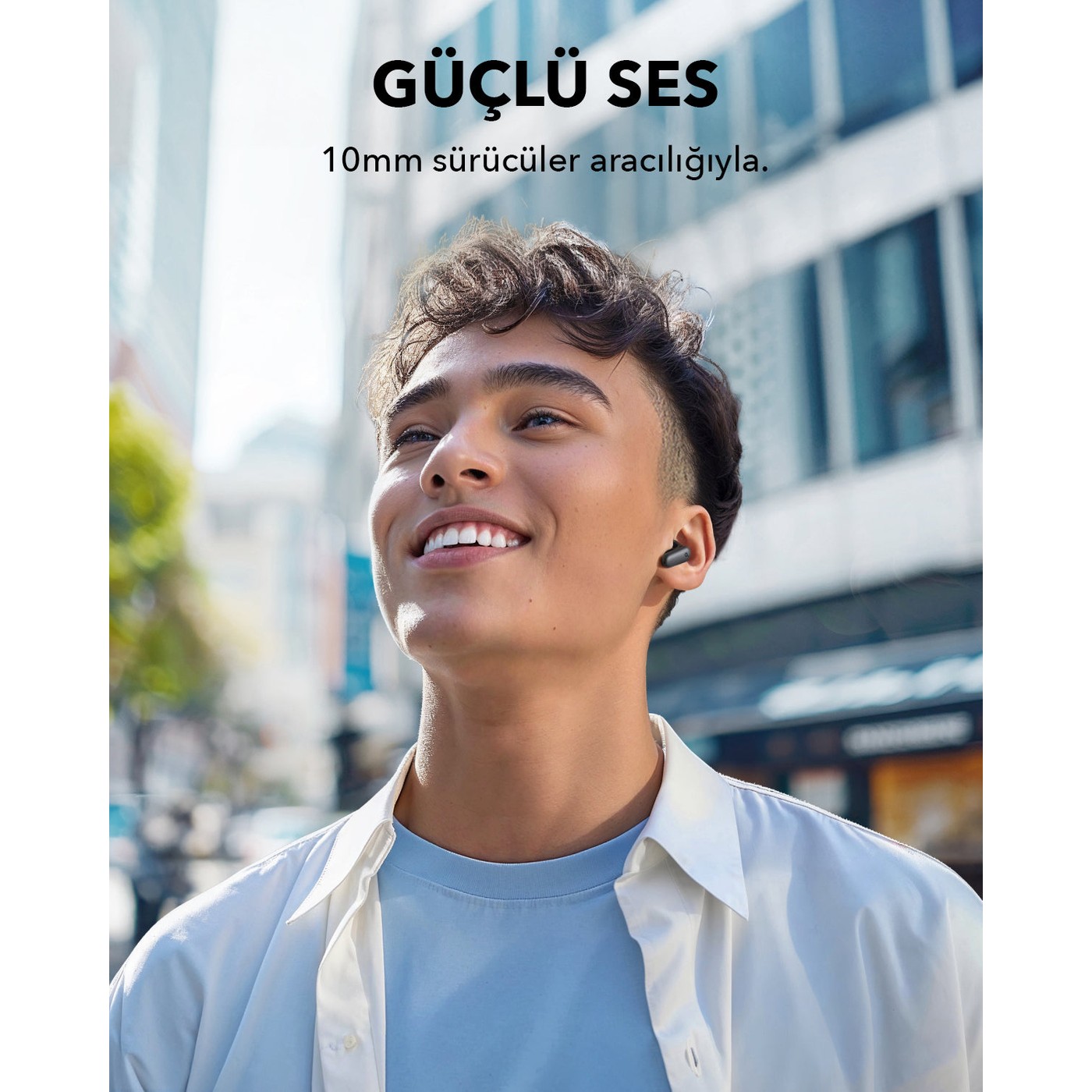 Anker SoundCore R50i NC ANC TWS Siyah Kulak İçi Bluetooth Kulaklık Aktif Gürültü Engelleme - Görsel 4