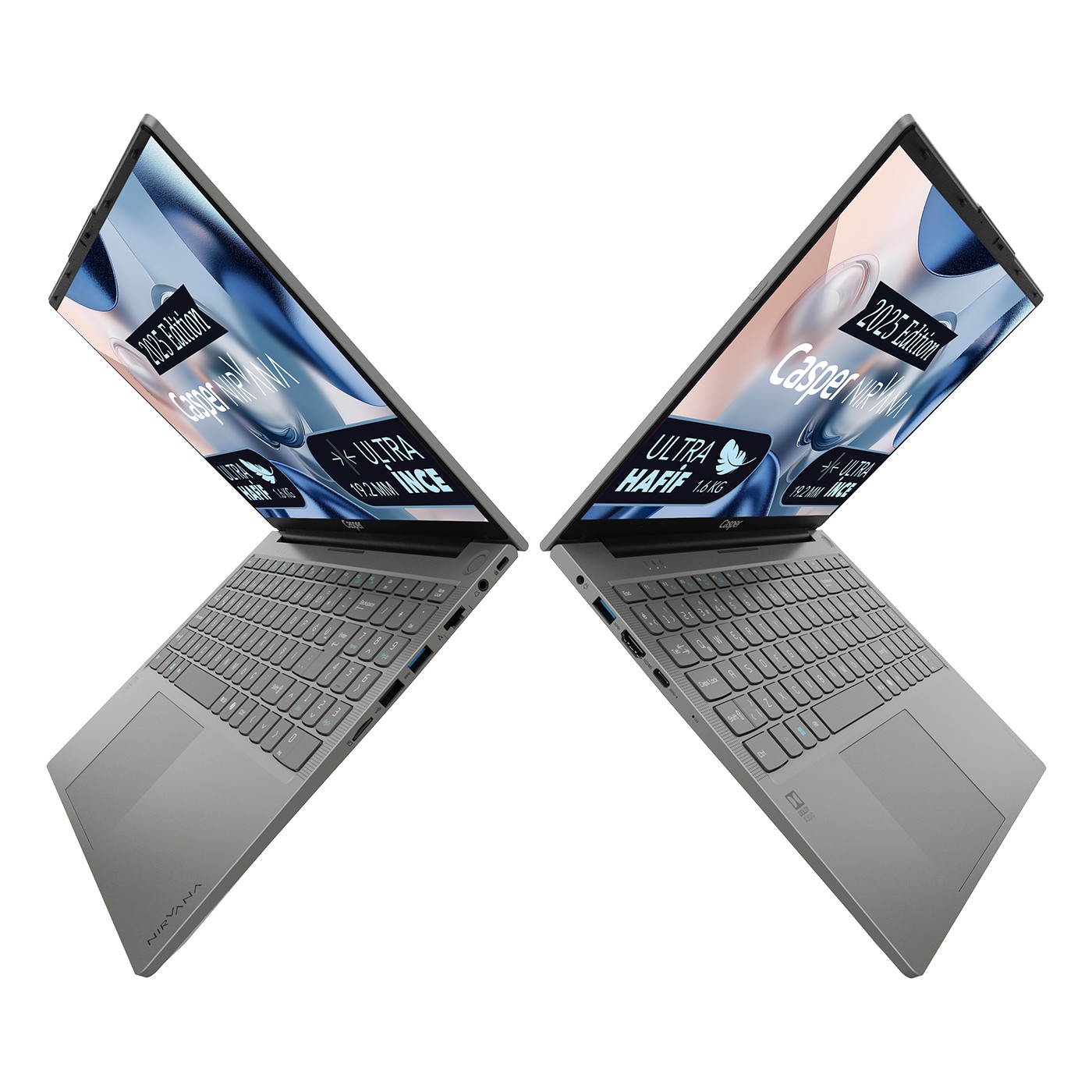 Casper Nirvana X600.7430-BF00X-G-F Ryzen 5 7430U 16 GB 1 TB SSD Radeon Graphics 15.6" Full HD Notebook Laptop - Görsel 4
