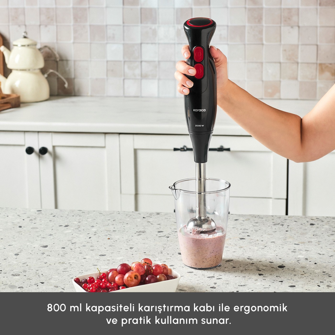 Karaca Pro Multimax 6in1 Black 2000 W Mutfak Robotu Çok Amaçlı Robot - Görsel 5