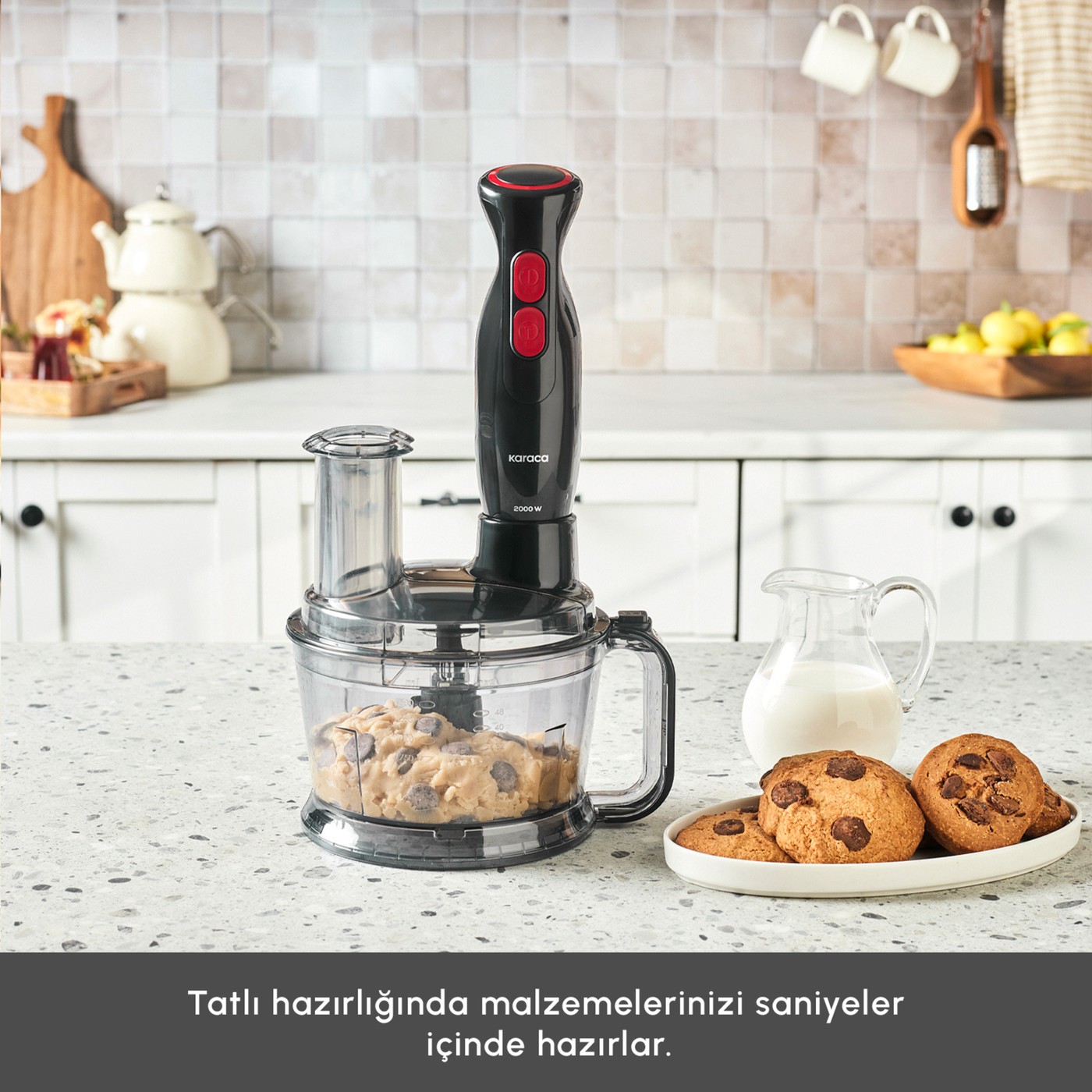 Karaca Pro Multimax 6in1 Black 2000 W Mutfak Robotu Çok Amaçlı Robot - Görsel 6
