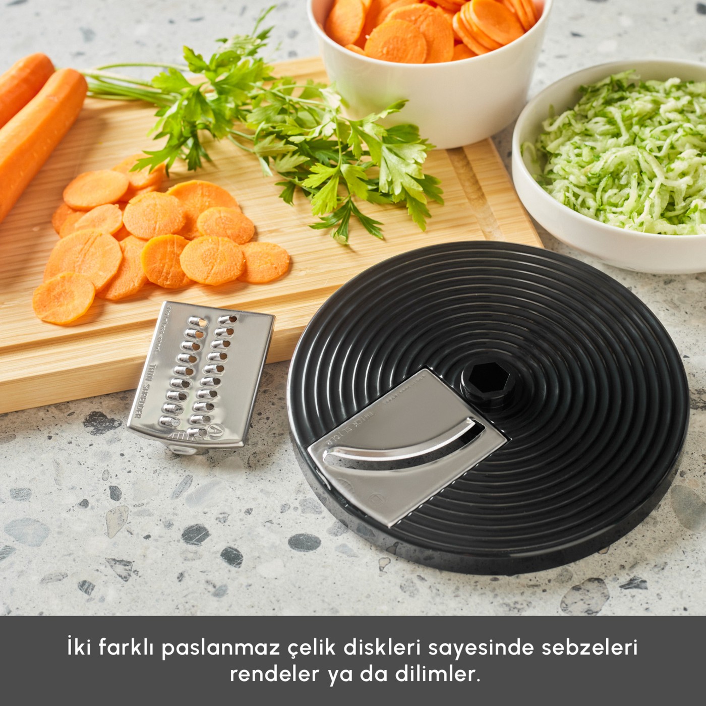 Karaca Pro Multimax 6in1 Space Gray 2000 W Mutfak Robotu Çok Amaçlı Robot - Görsel 4