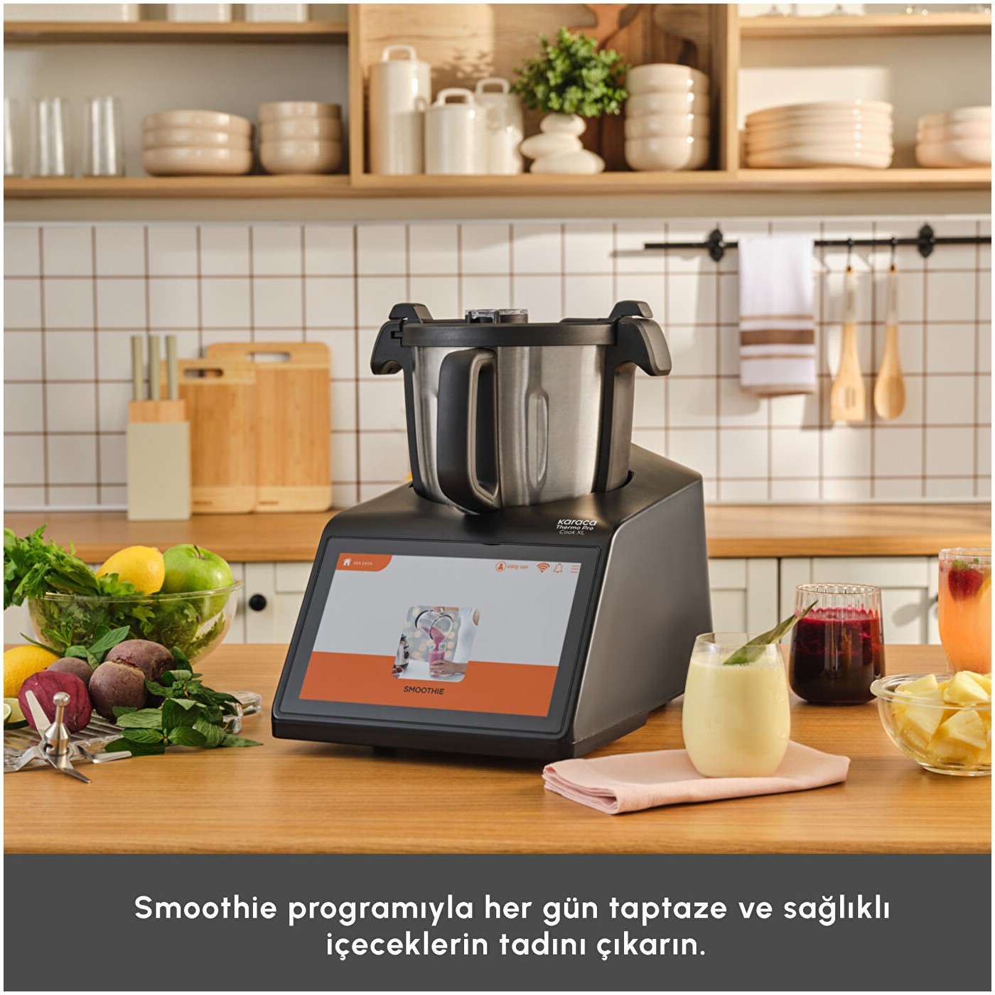 Karaca Thermo Pro Cook XL Multifonksiyonel Mutfak Robotu4,5 L Paslanmaz Çelik Multifonksiyonel Pişirici Hızlı Isınma Teknolojisi - Görsel 10