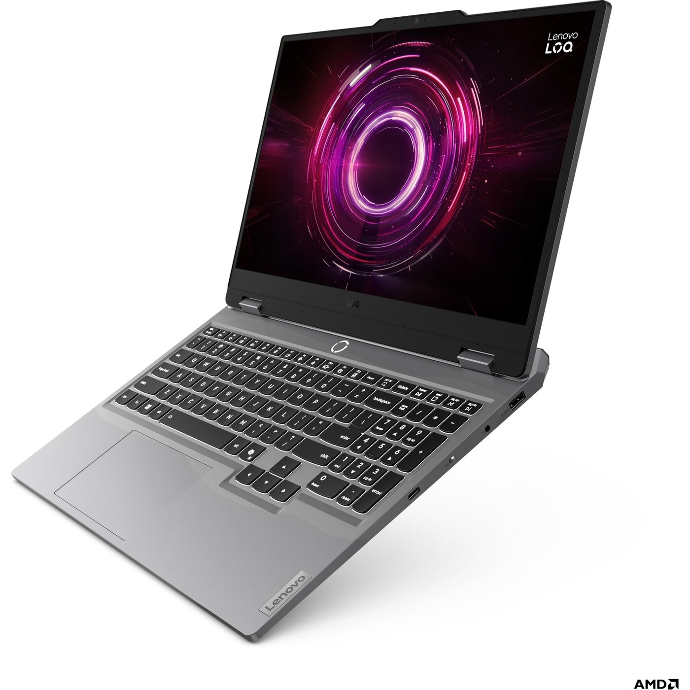 Lenovo LOQ AMD Ryzen 7 250 16GB 512GB SSD RTX5060 FreeDOS 15.6" FHD 144Hz Taşınabilir Bilgisayar 83JG008TTR - 512 GB - 16 GB - Görsel 6
