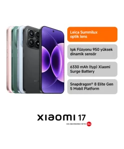 Alternative view of Xiaomi 17 Black 12GB Ram 512GB Rom (Xiaomi Türkiye Garantili)