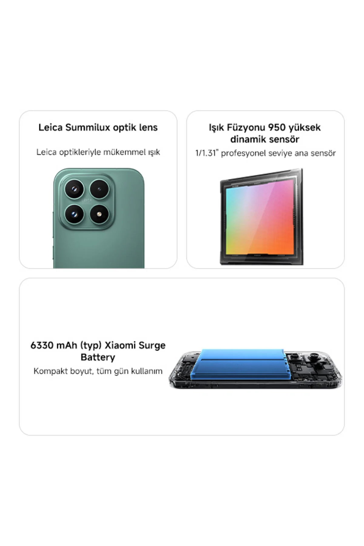 Xiaomi 17 Black 12GB Ram 512GB Rom (Xiaomi Türkiye Garantili) - Görsel 3