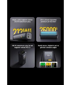 Alternative view of Xiaomi 212 W HyperCharge 25000 mAh Hızlı Şarj Powerbank Yüksek Kapasite Bhr9970gL